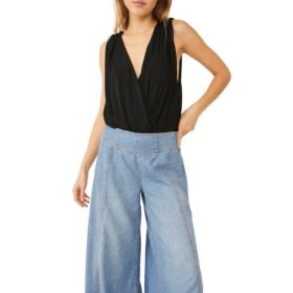 Free People Night Owl Bodysuit Black - Picture 3 of 11